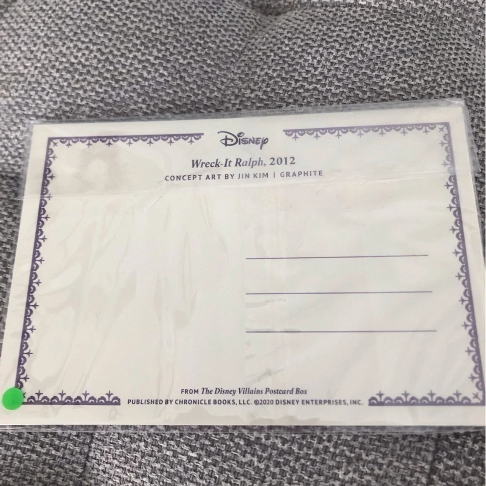 Disney Villains postcard Mystery pack